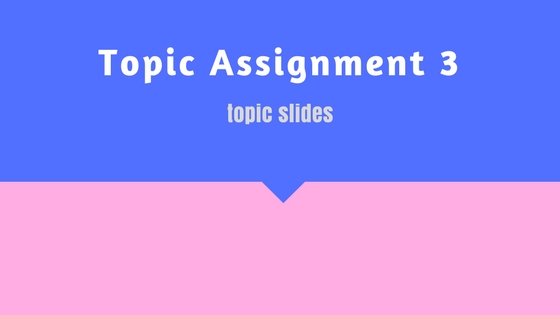 Topic Assignment 3